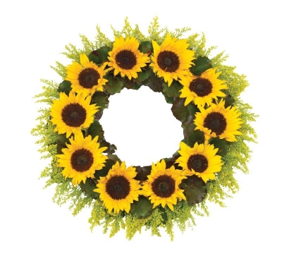 Sunflower Wreath